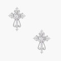 Divine Grace Cross Earrings