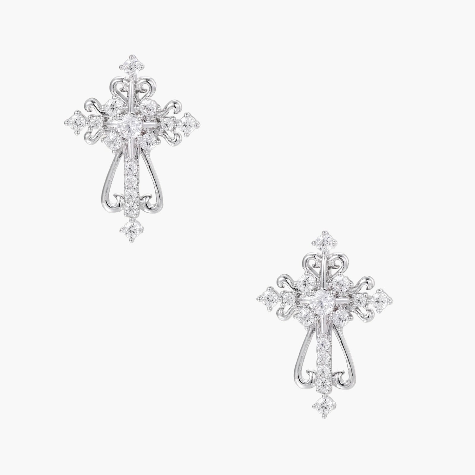 Divine Grace Cross Earrings